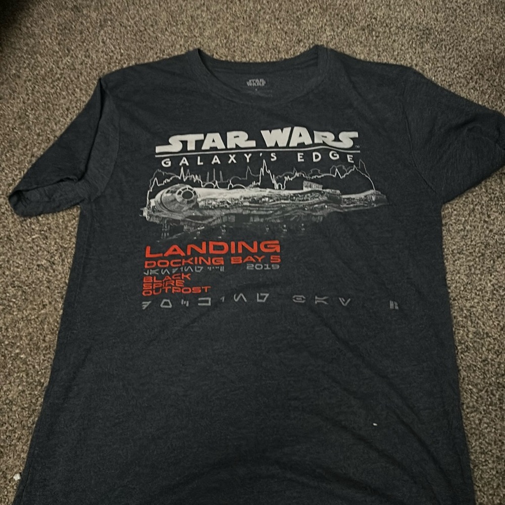 Star Wars Galaxy’s Edge Disneyland opening shirt men’s small